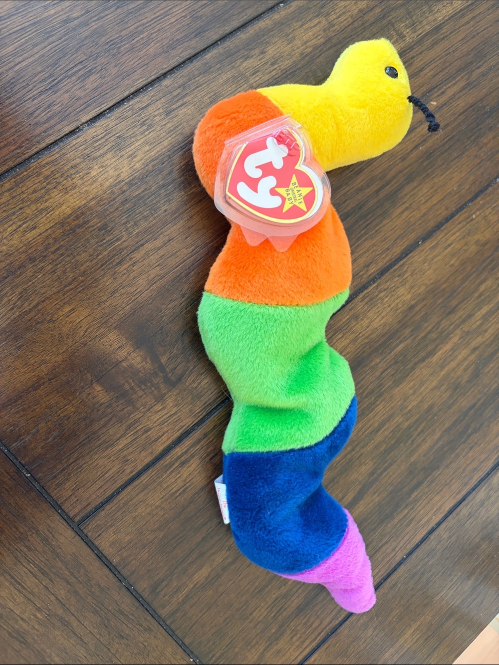 Ty Rainbow Caterpillar Plush - Yellow, Orange, Green, Blue, Pink